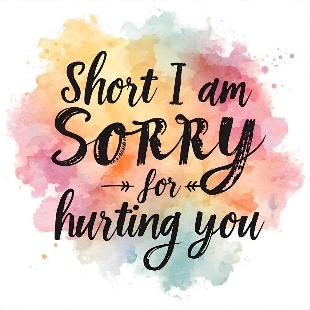 Short I Am Sorry Quotes for Hurting You