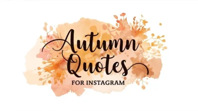 Autumn Quotes for Instagram
