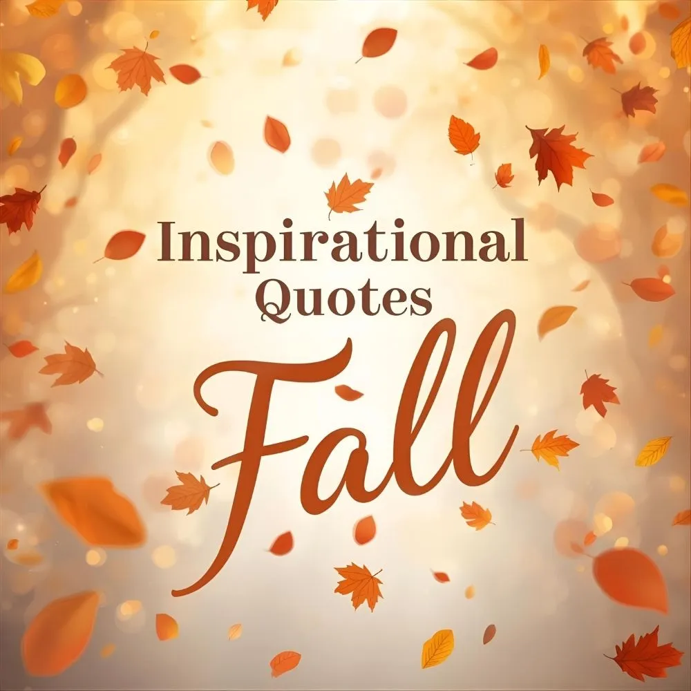 Inspirational Quotes for Fall