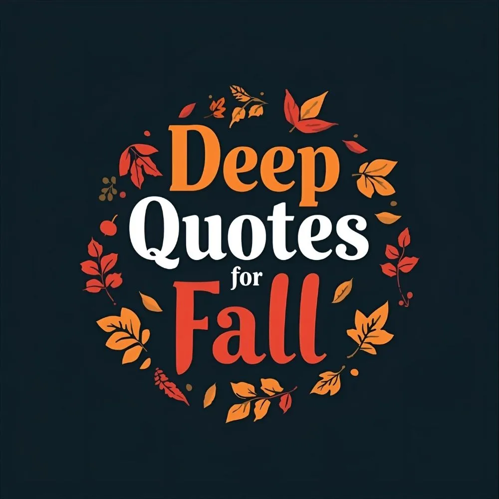 Deep Quotes for Fall