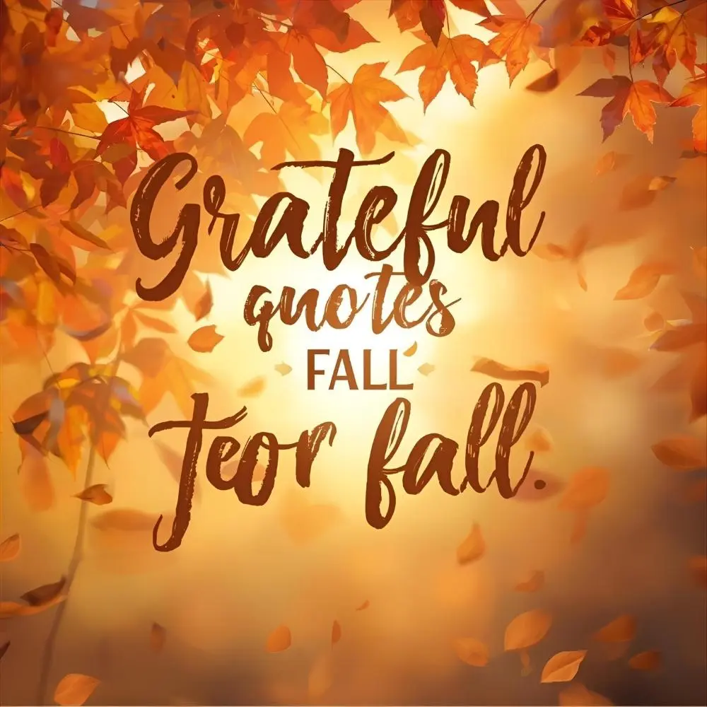 Grateful Quotes for Fall