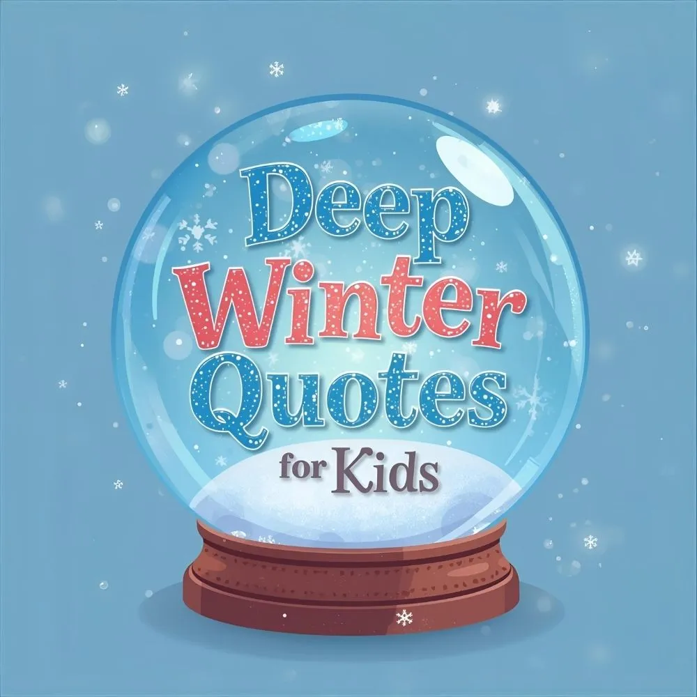 Deep Winter Quotes for Kids