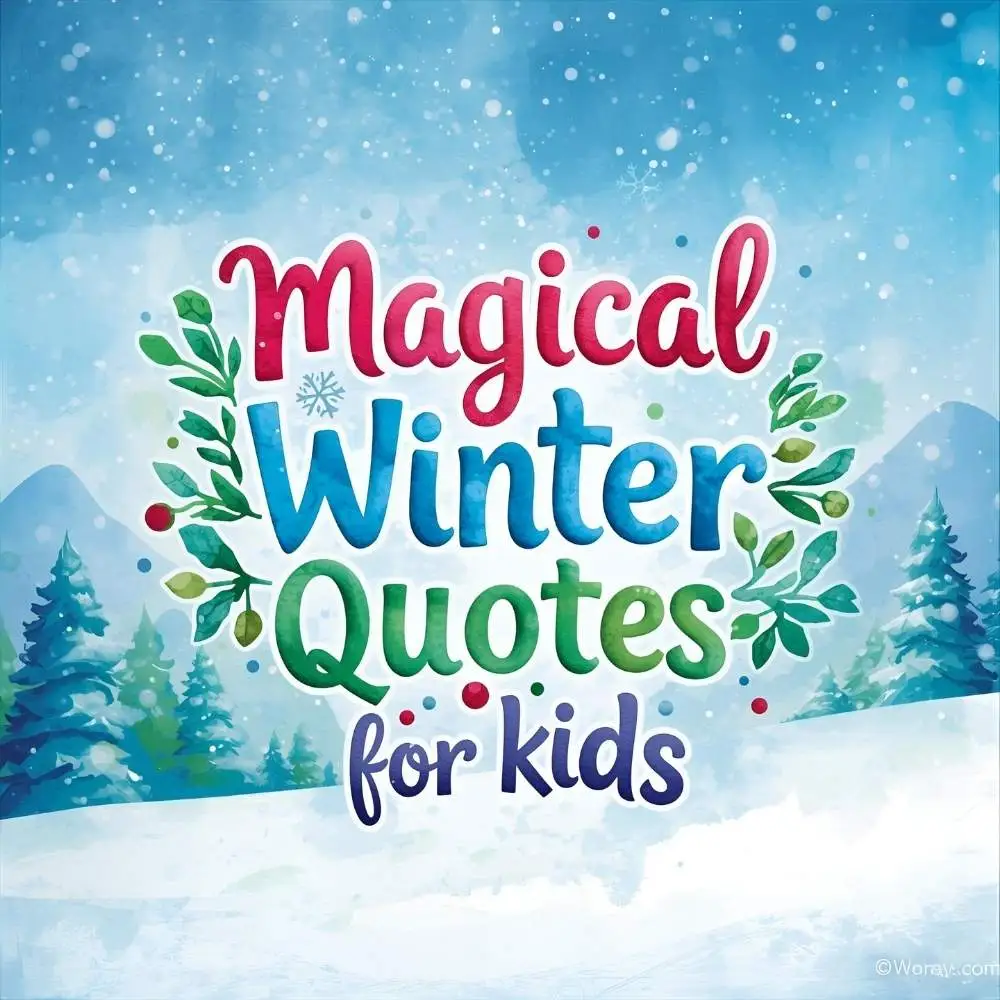Magical Winter Quotes for Kids
