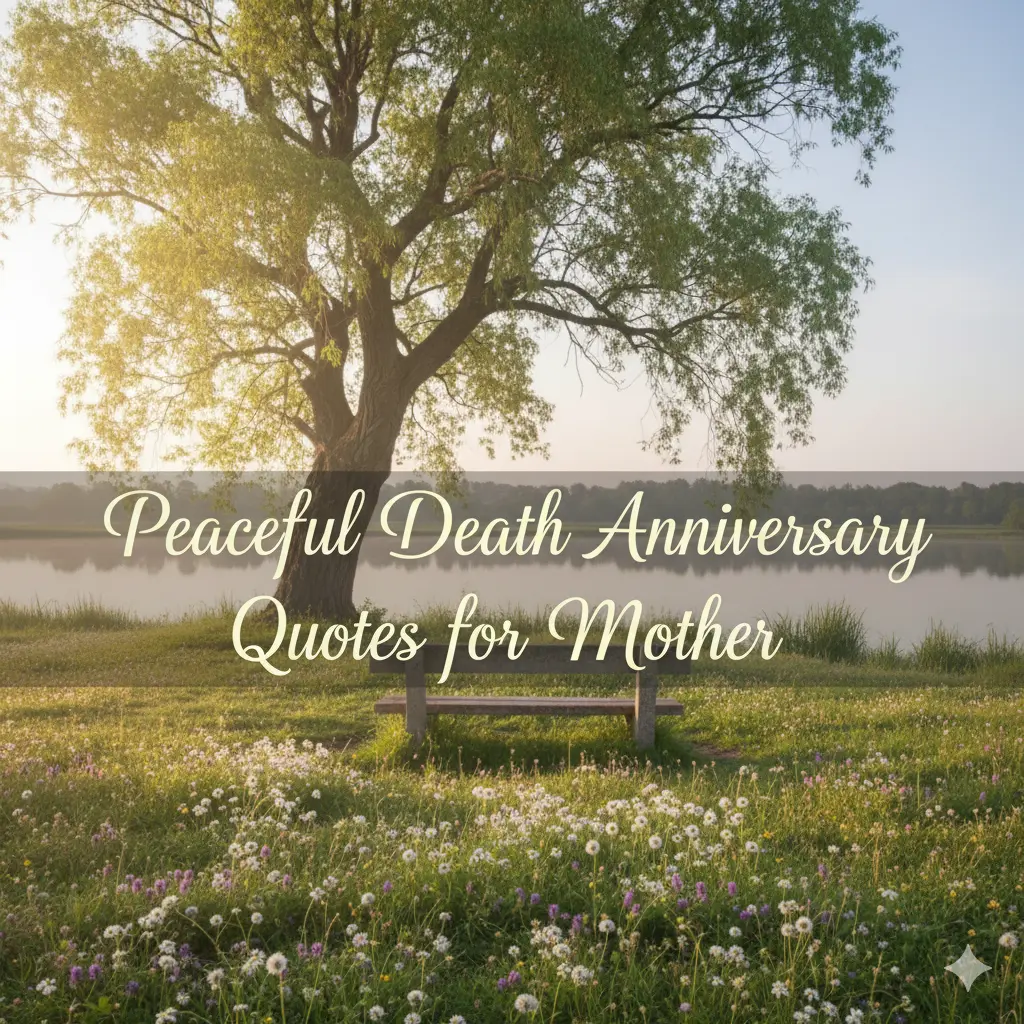 Peaceful Death Anniversary Quotes for Mother