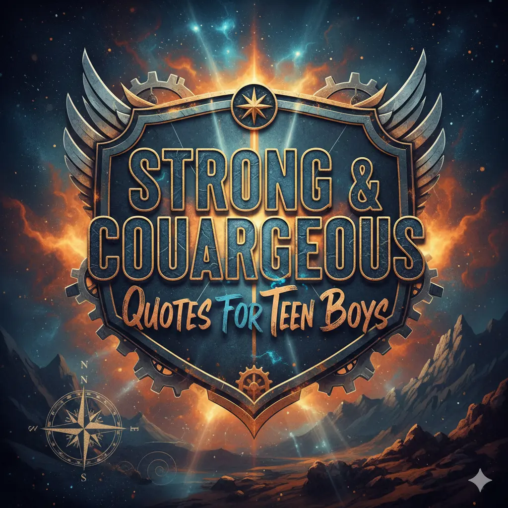 Strong & Courageous Quotes for Teen Boys