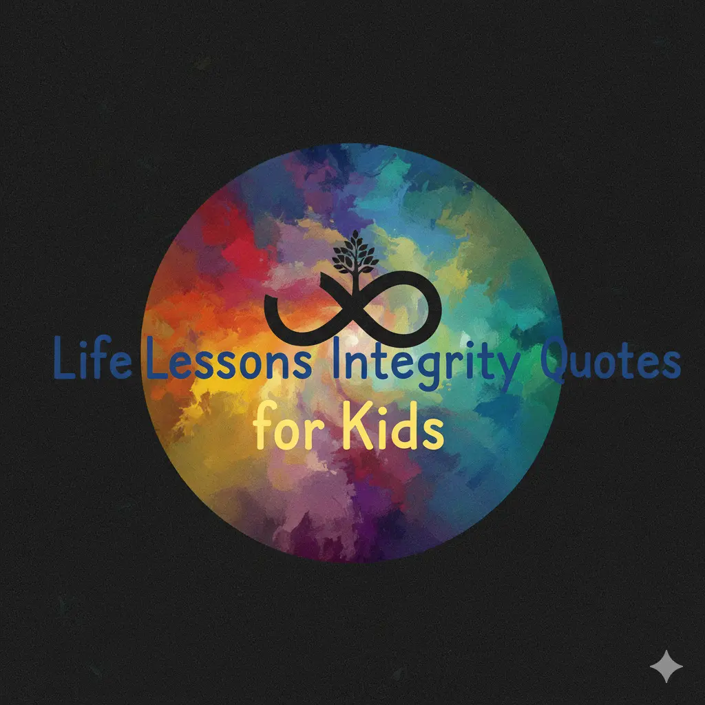 Life Lessons Integrity Quotes for Kids