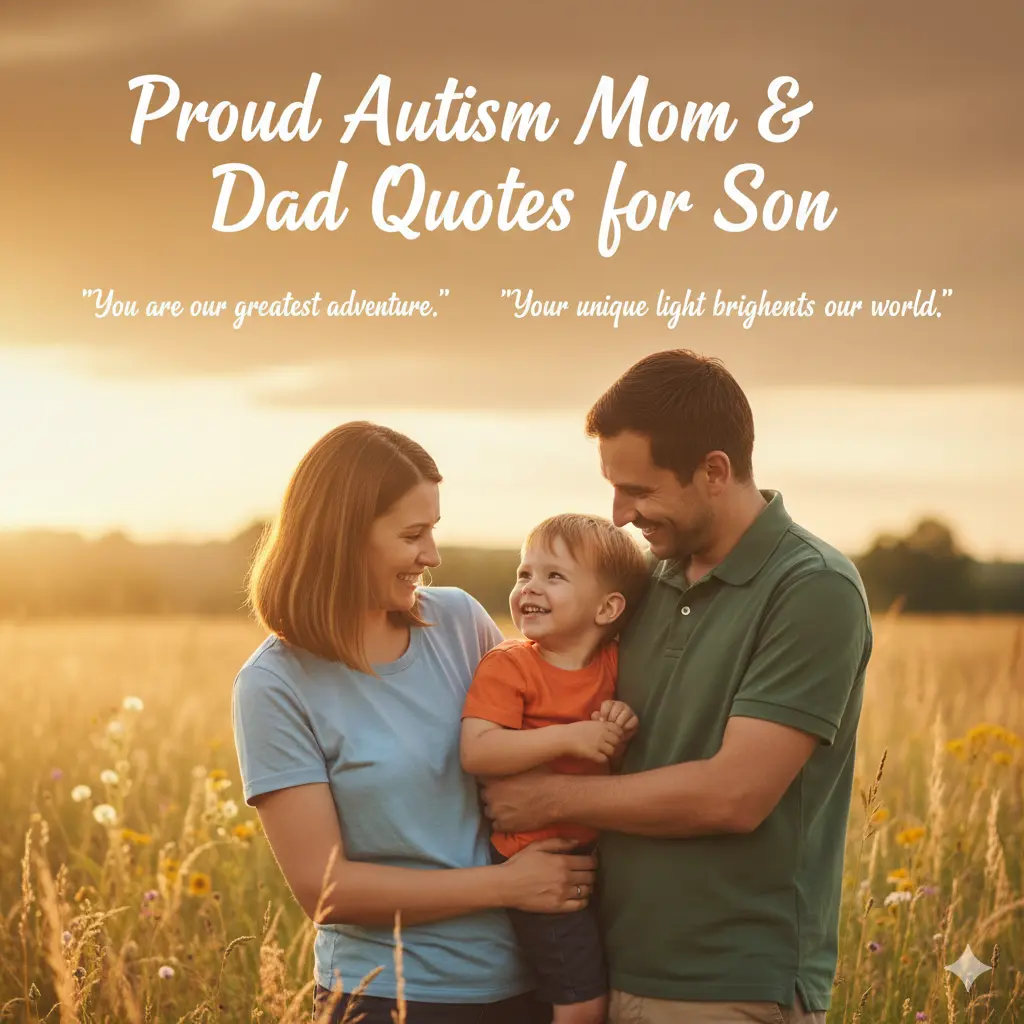 Proud Autism Mom & Dad Quotes for Son
