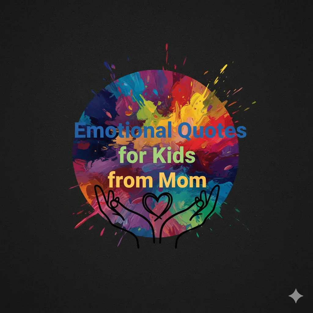 Emotional Quotes for Kids from Mom