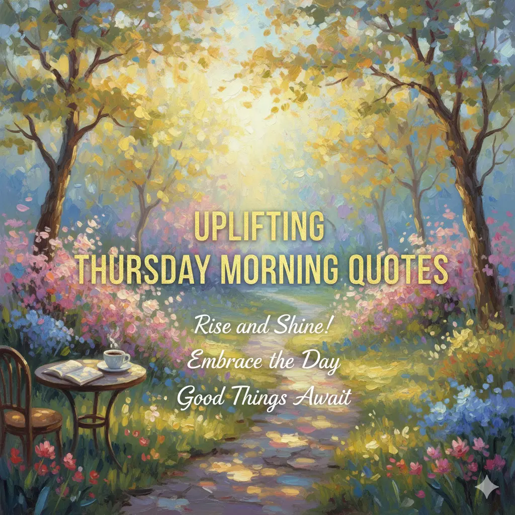 Uplifting Thursday Morning Quotes