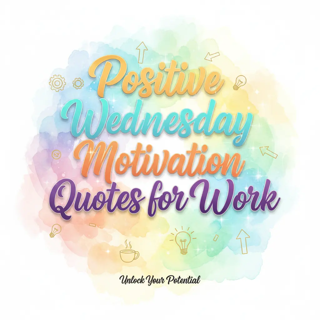 Positive Wednesday Motivation Quotes for Work