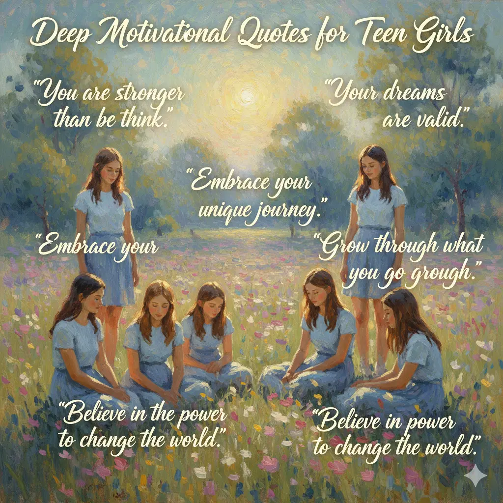  Deep Motivational Quotes for Teen Girls 