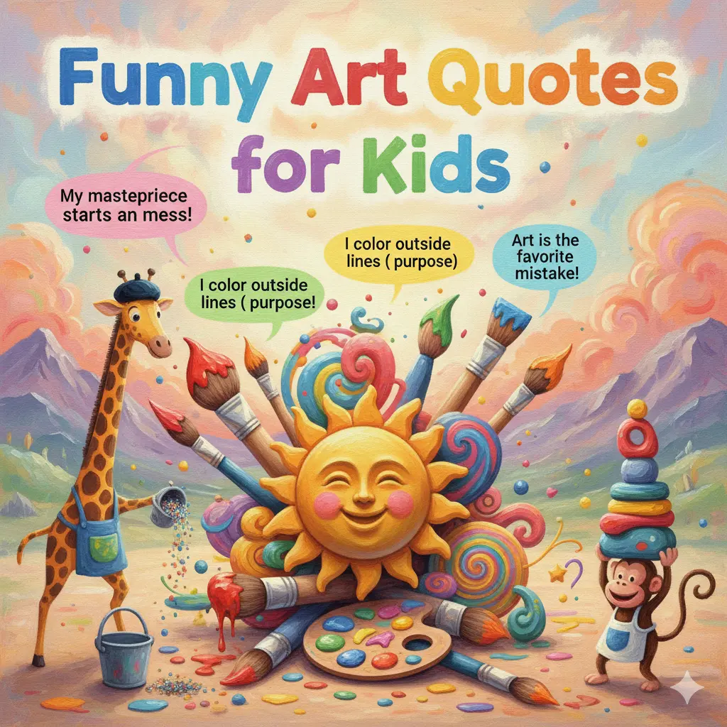 Funny Art Quotes for Kids