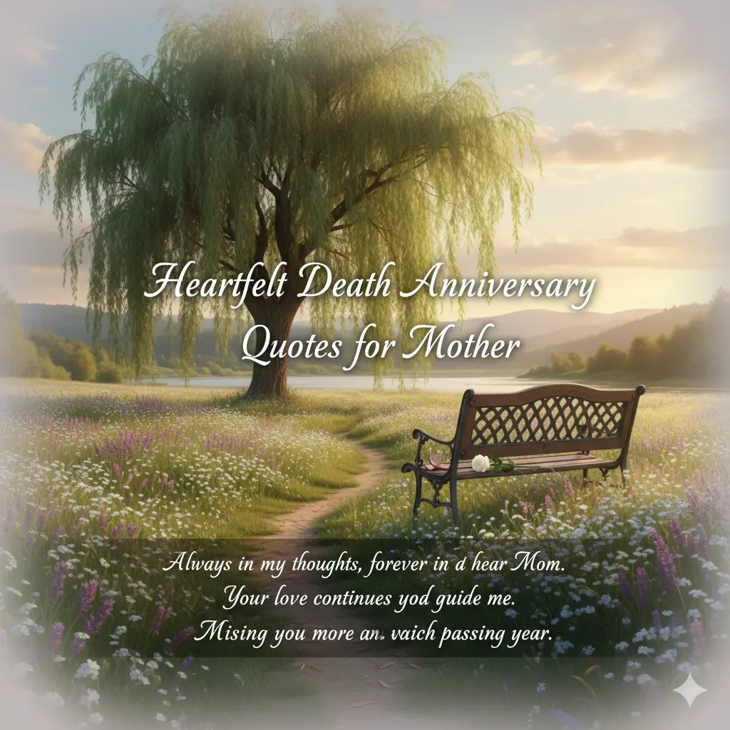 Heartfelt Death Anniversary Quotes for Mother