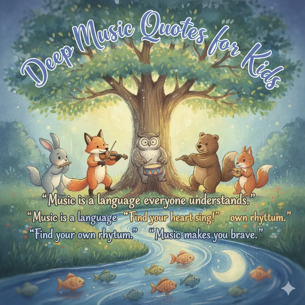 Deep Music Quotes for Kids