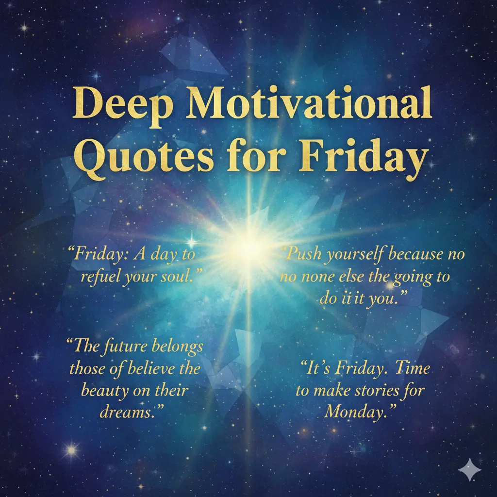 Deep Motivational Quotes for Friday