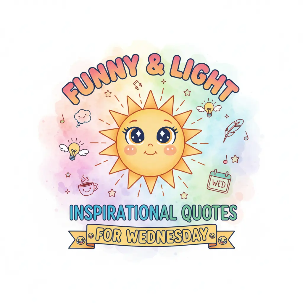 Funny & Light Inspirational Quotes for Wednesday