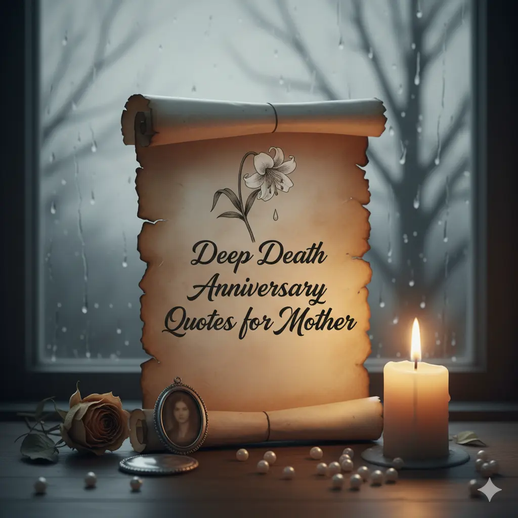 Deep Death Anniversary Quotes for Mother