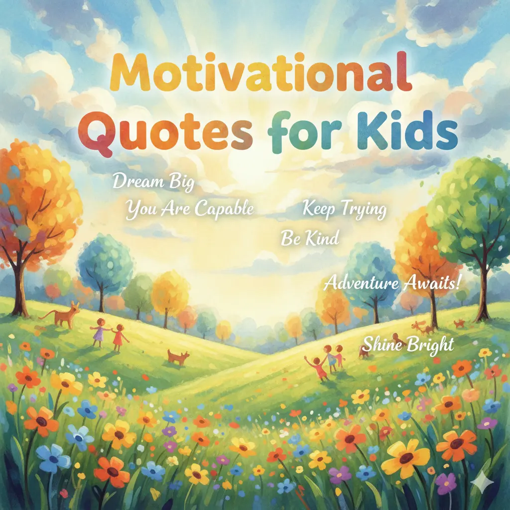  Motivational Quotes for Kids