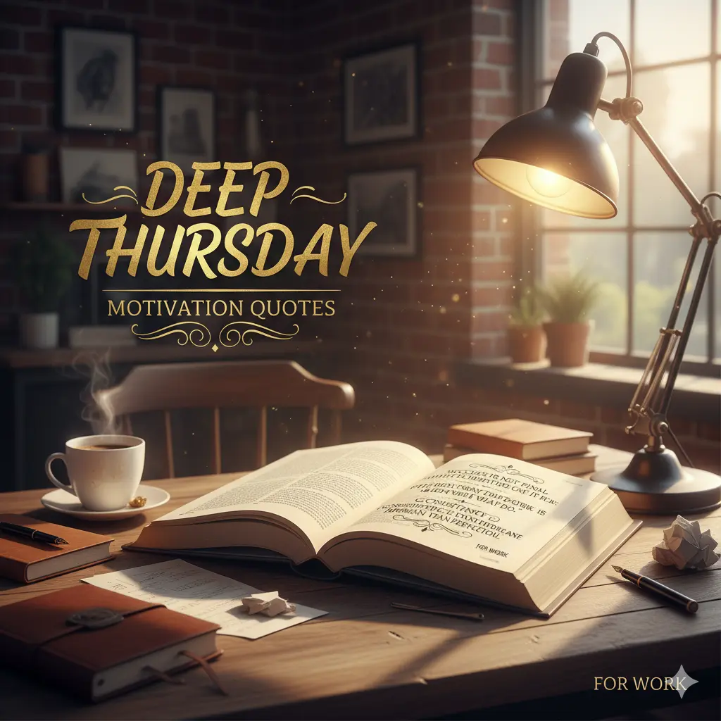Deep Thursday Motivation Quotes for Work