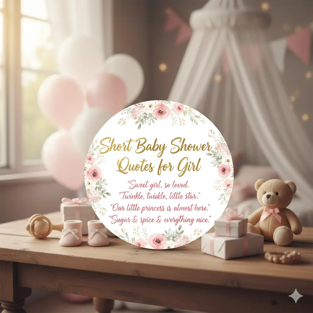 Short Baby Shower Quotes for Girl