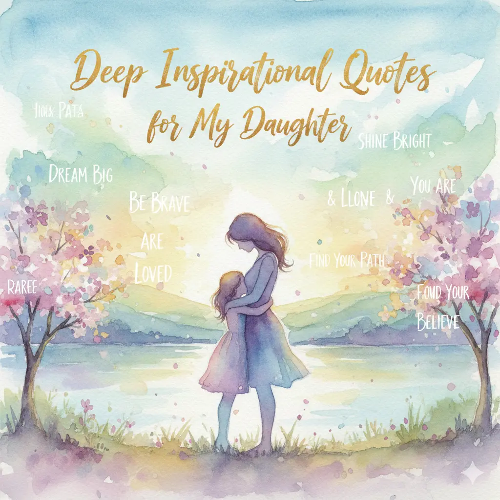 Deep Inspirational Quotes for My Daughter