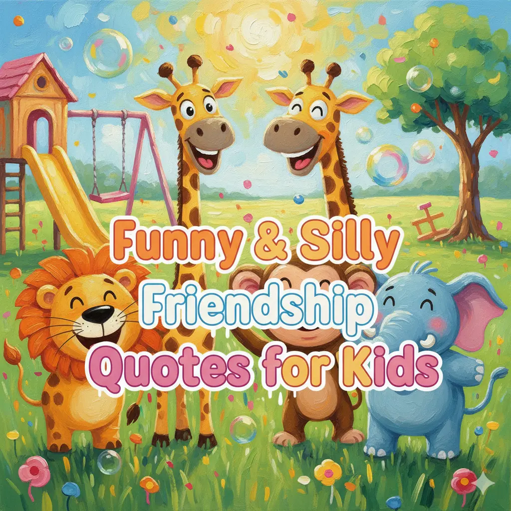 Funny & Silly Friendship Quotes for Kids