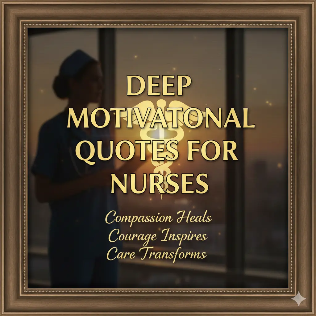 Deep Motivational Quotes for Nurses
