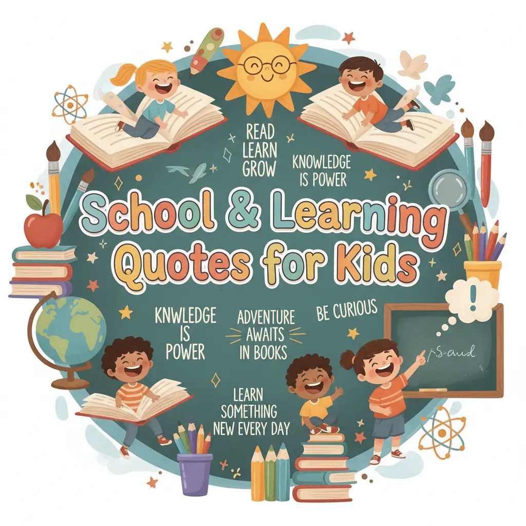 School & Learning Quotes for Kids