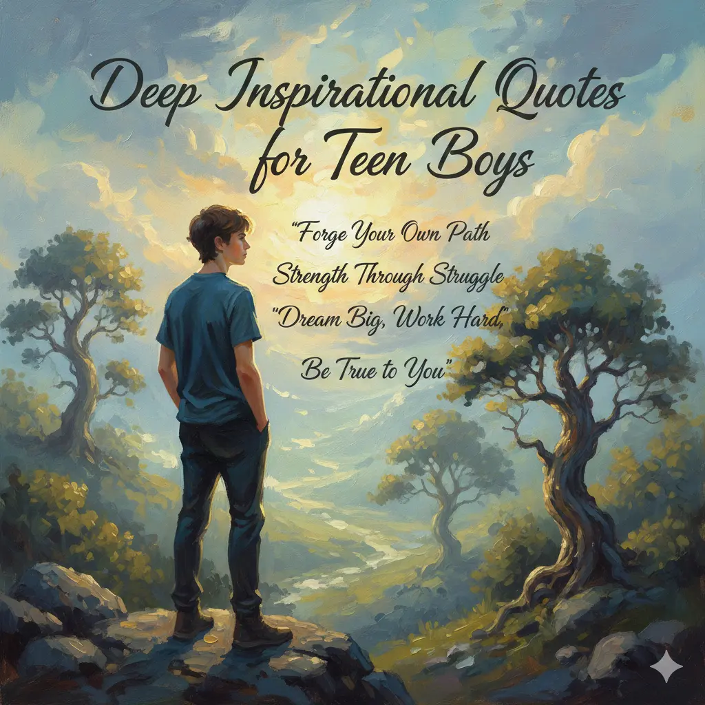 Deep Inspirational Quotes for Teen Boys