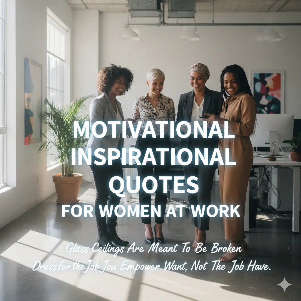 Motivational Inspirational Quotes for Women at Work