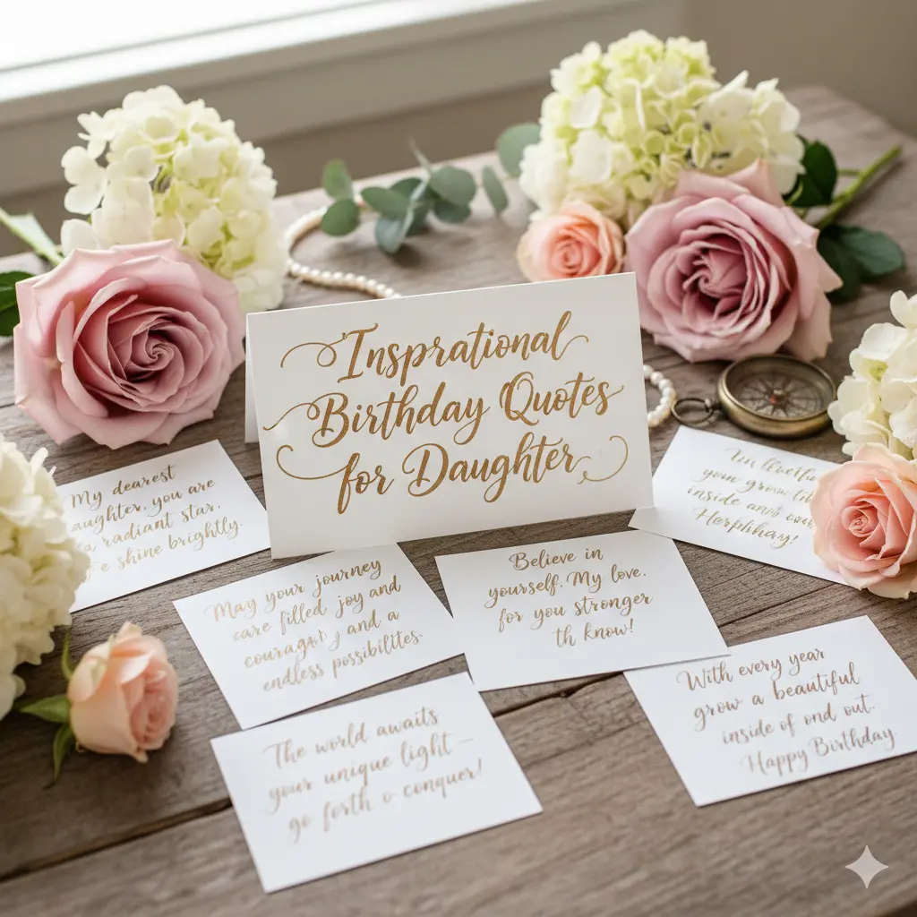 Inspirational Birthday Quotes for Daughter