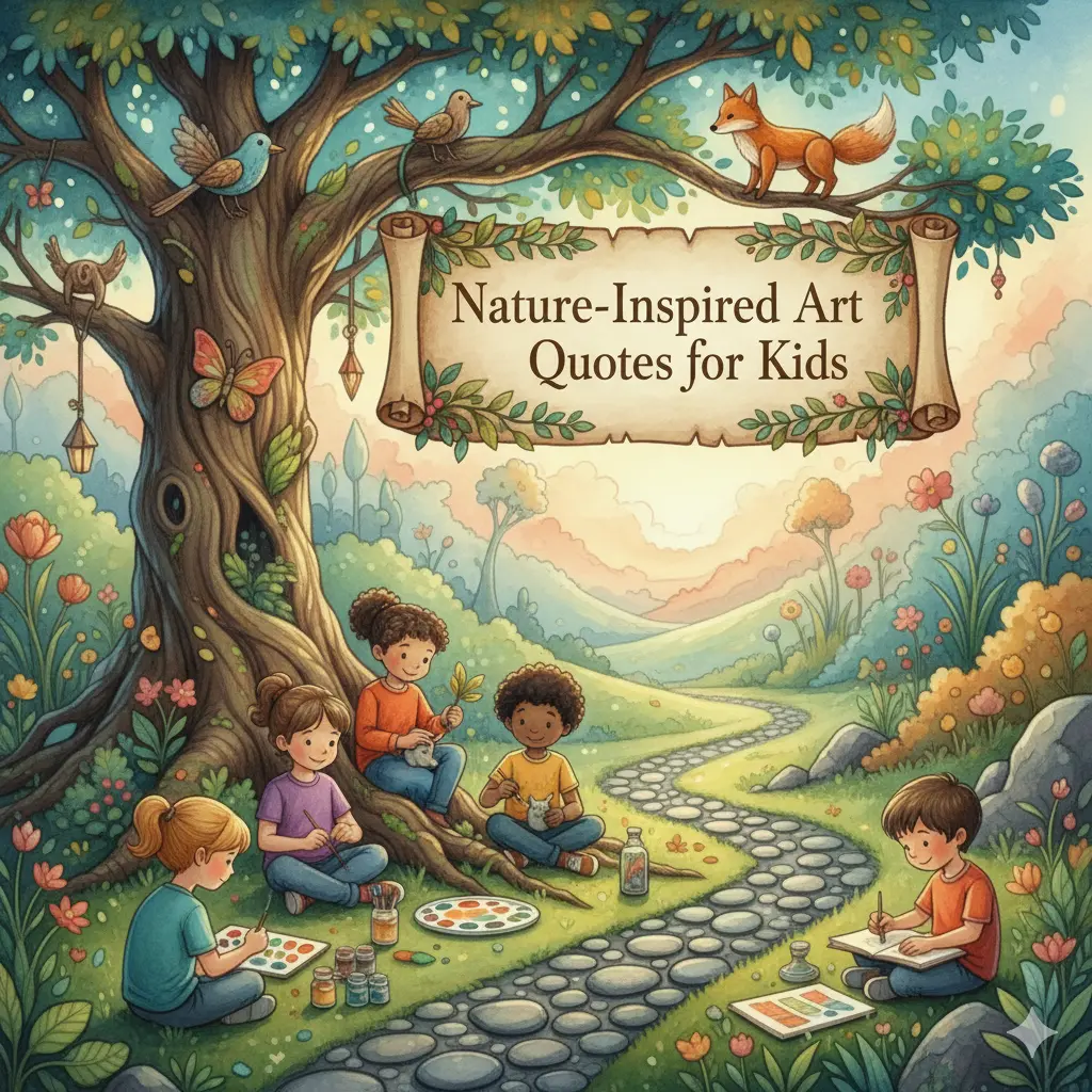 Nature-Inspired Art Quotes for Kids