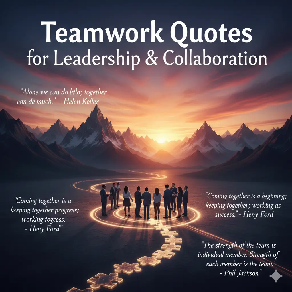 Teamwork Quotes for Leadership & Collaboration