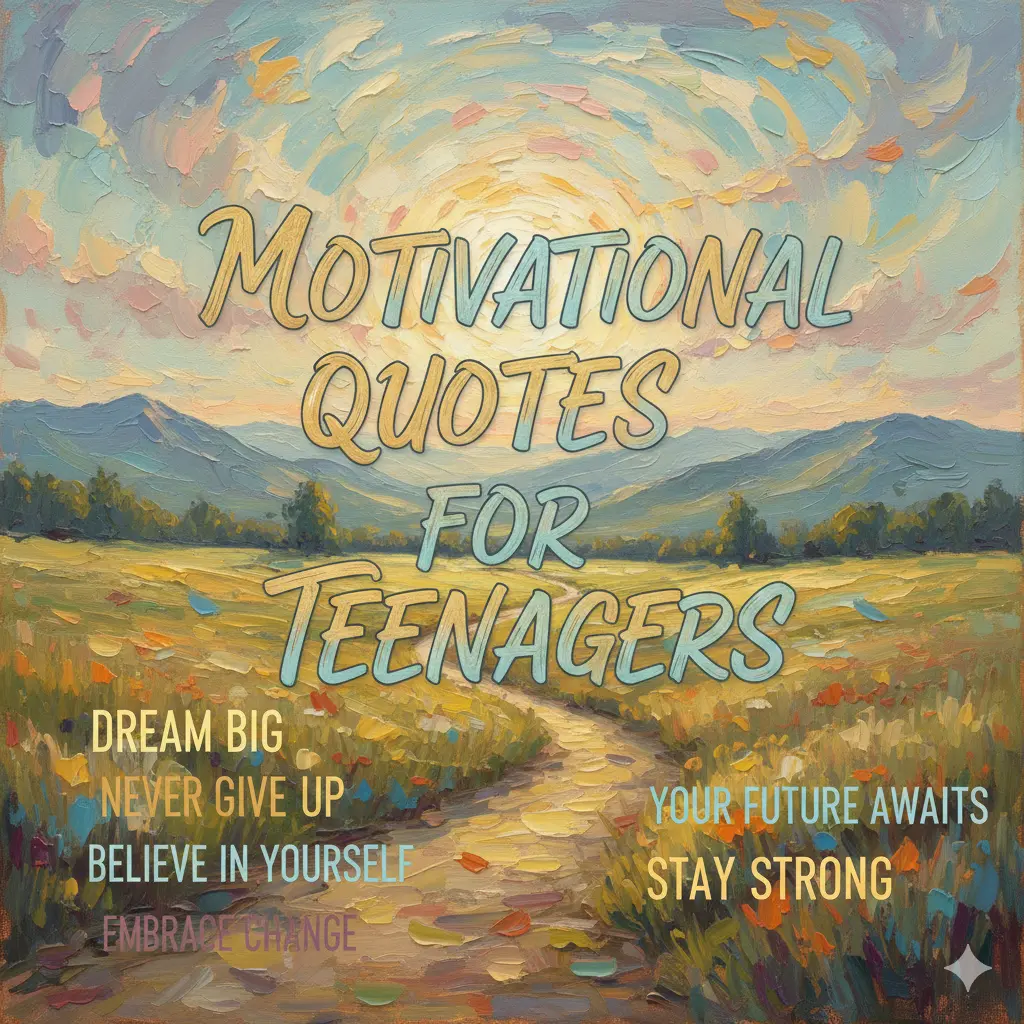 Motivational Quotes for Teenagers
