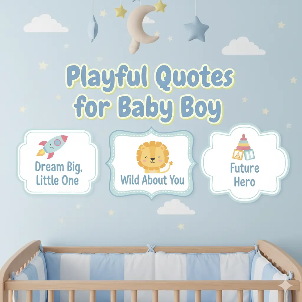 Playful Quotes for Baby Boy