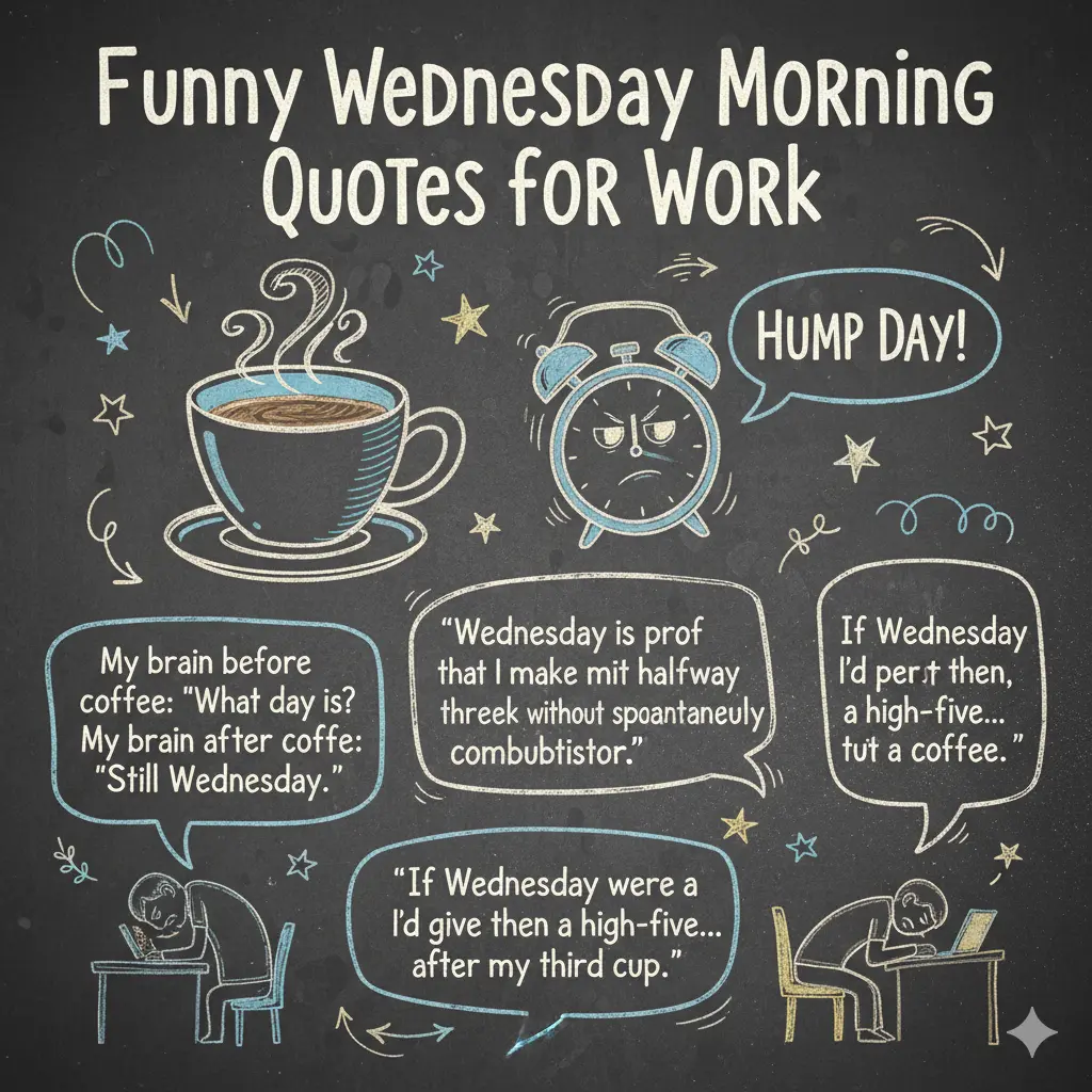 Funny Wednesday Morning Quotes for Work