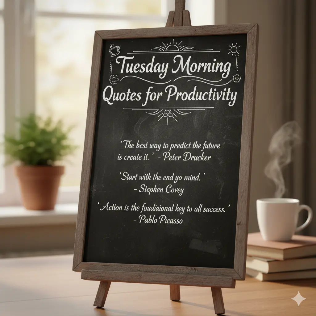Tuesday Morning Quotes for Productivity