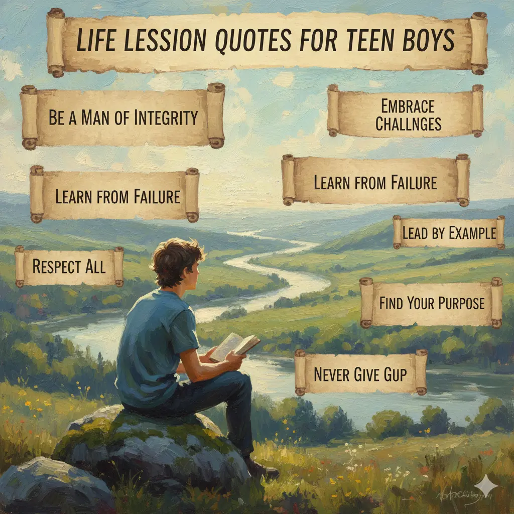 Life Lesson Quotes for Teen Boys