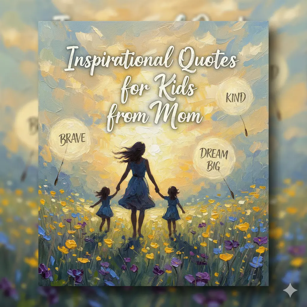 Inspirational Quotes for Kids from Mom