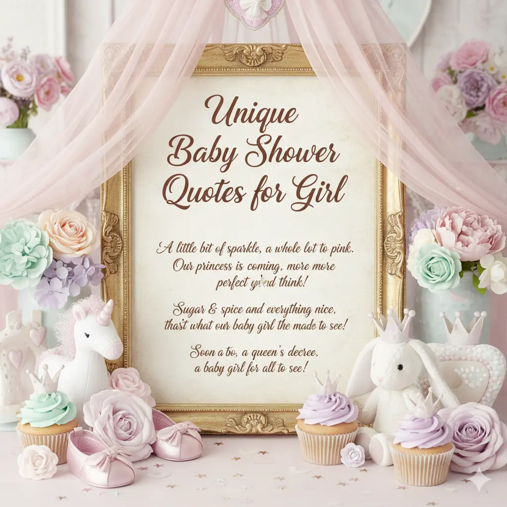 Unique Baby Shower Quotes for Girl