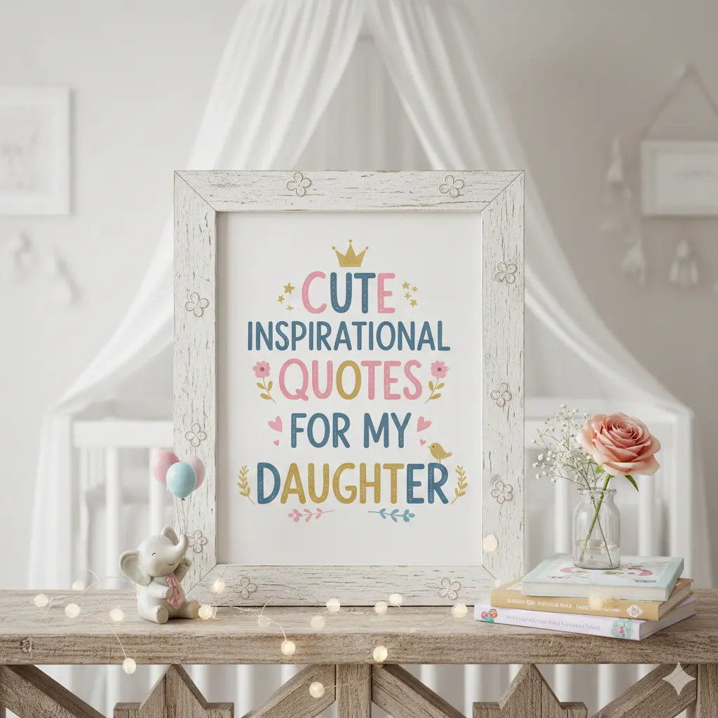 Cute Inspirational Quotes for My Daughter