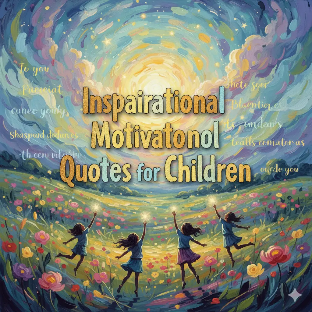 Inspirational Motivational Quotes for Children