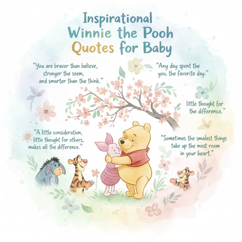 Inspirational Winnie the Pooh Quotes for Baby