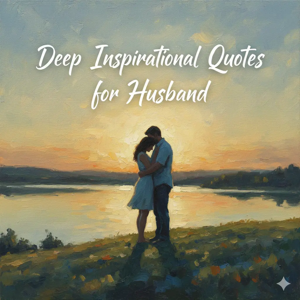 Deep Inspirational Quotes for Husband