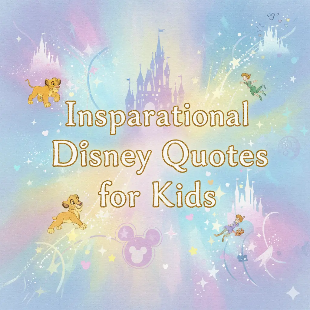 Inspirational Disney Quotes for Kids