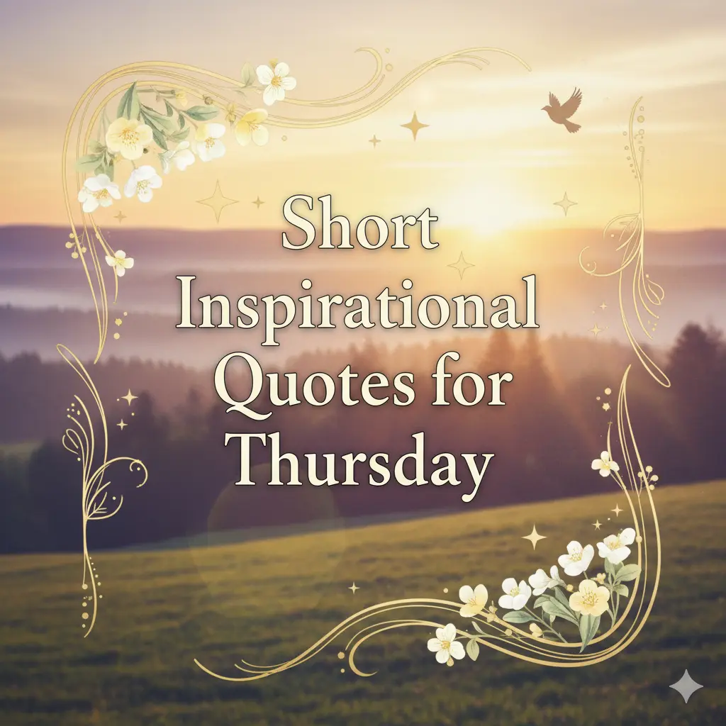 Inspirational Quotes for Thursday