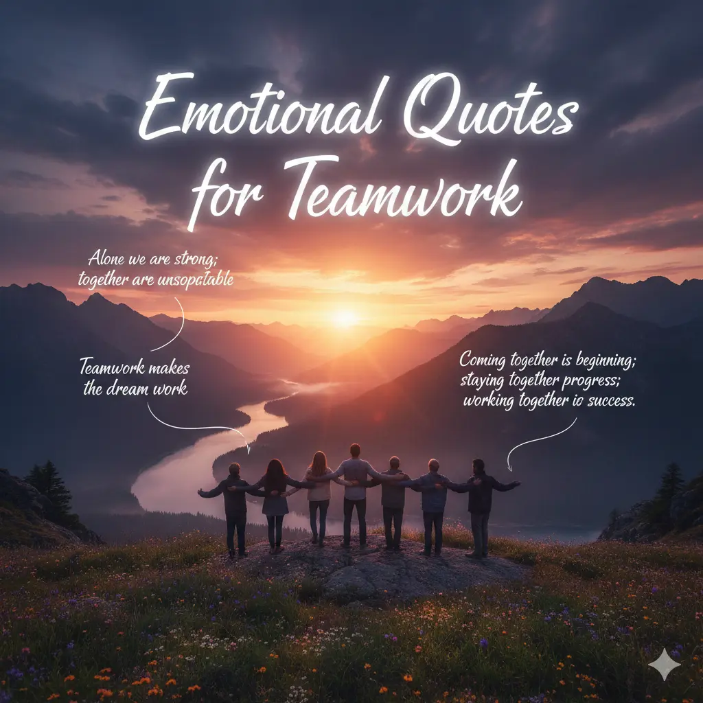 Emotional Quotes for Teamwork