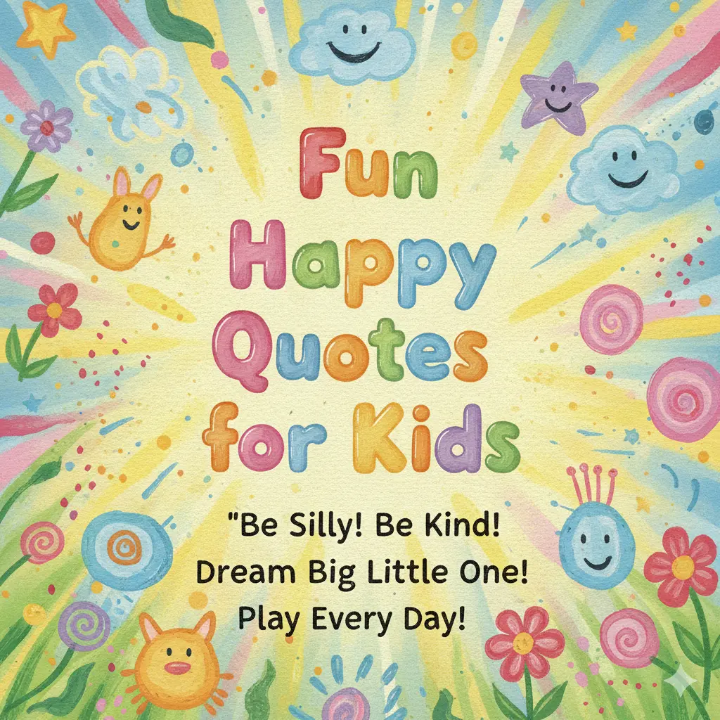 Fun Happy Quotes for Kids