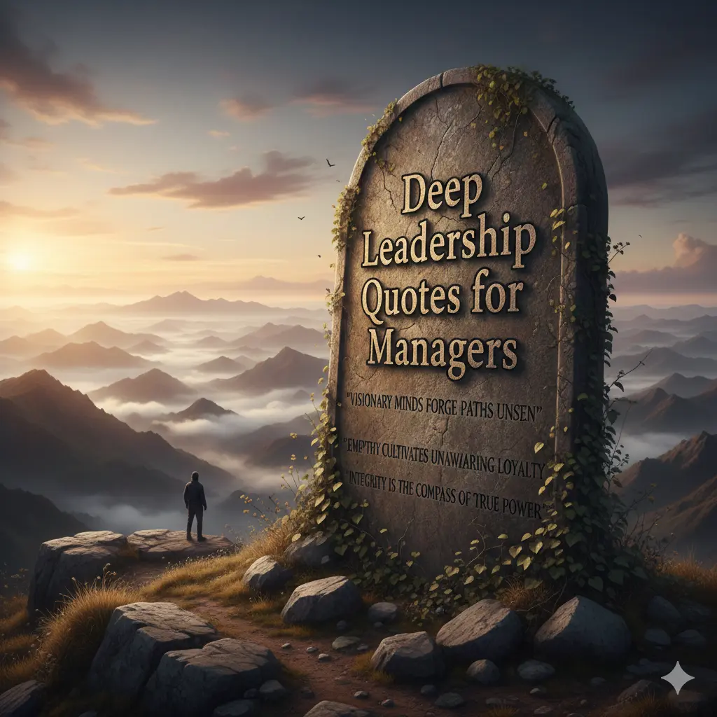 Deep Leadership Quotes for Managers