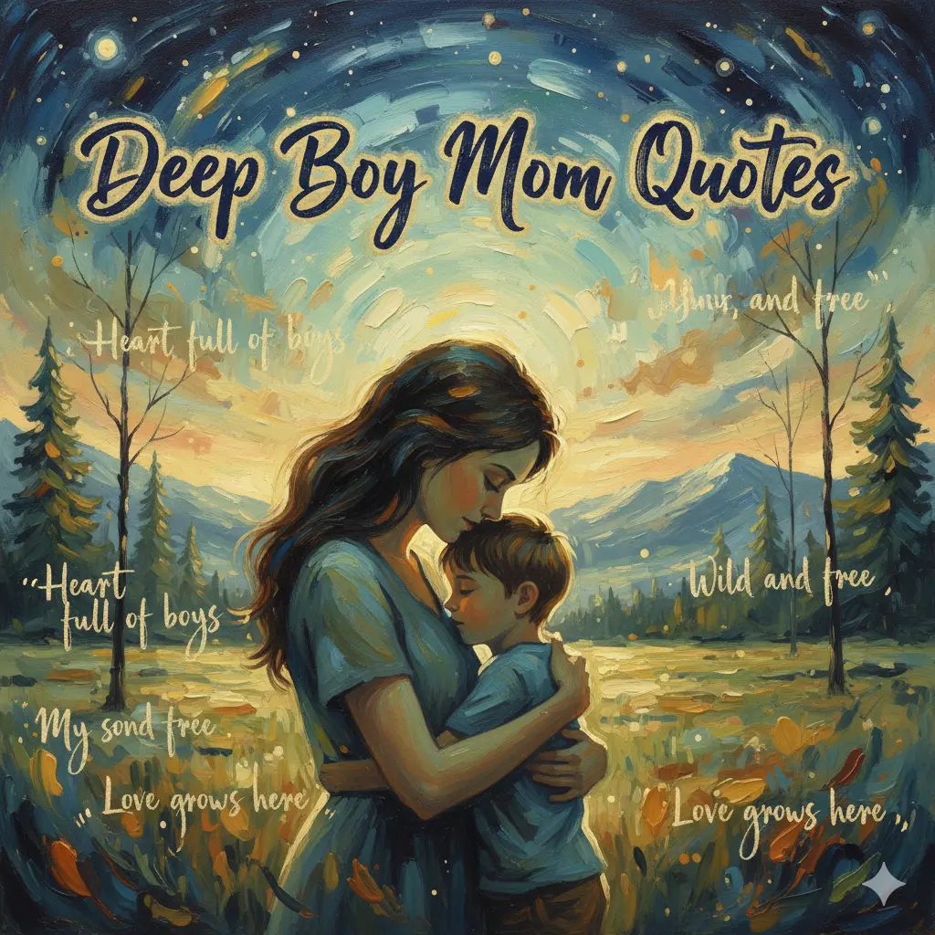 Deep Boy Mom Quotes